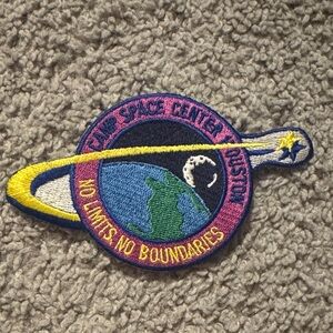 Vintage Camp Space Center Houston Girl Scouts Badge